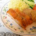 mielle's cooksnap of when they made ✴︎簡単♥︎ニンニクを挟んだチキンカツ.