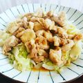 かわゆう1211's cooksnap of when they made 焼き鳥風キャベツたっぷり温玉ベジ丼.