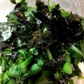 yodaiking's cooksnap of when they made 菜の花の和え物【レンジで1分20秒】.