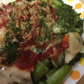 ♪ひのひの♪'s cooksnap of when they made 具は小松菜だけですが何か？お好み焼き風⑩.