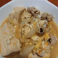 shinya348's cooksnap of when they made 豚肉と豆腐の卵とじ.