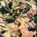 suzusoraママ's cooksnap of when they made ほうれん草、しめじ、ベーコンの卵とじ！.
