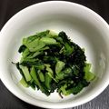 クックTASUMI☆'s cooksnap of when they made 話題入り♪作り置きにも♡小松菜塩昆布あえ.