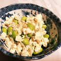 avaug77's cooksnap of when they made 菜の花と桜海老としらすの白和え.