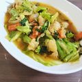 ゆー⋆¨̮⑅'s cooksnap of when they made 牛もつ炒め☆コクみそ味.