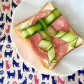 ふたごゆき's cooksnap of when they made ❁生ハムと胡瓜とクリチのトースト❁.
