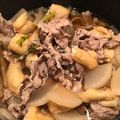 Tomoyosan's cooksnap of when they made あめ色で美味しい♥大根と豚肉の煮物.