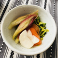 クックH53OPJ☆'s cooksnap of when they made カブと新生姜とみょうがの甘酢漬け.
