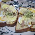 じんとっと's cooksnap of when they made トロ～リ☆シーチキン卵のピザ風トースト.