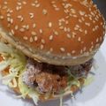 まふぽむ's cooksnap of when they made チキンタツタ風バーガー.
