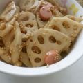 そらてんママ's cooksnap of when they made ウインナーとレンコンのきんぴら.
