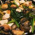 れれれんこん。's cooksnap of when they made イシスキで厚切り豚ロース舞茸のアヒージョ.