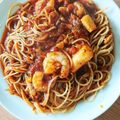 もんすけまま's cooksnap of when they made たっぷりシーフードのトマトパスタ.