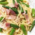 ひぃこ☆☆☆'s cooksnap of when they made アスパラガスとベーコンのオイルパスタ.