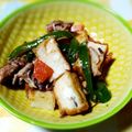 AtoriR's cooksnap of when they made さば缶と厚揚げのピリ辛炒め.