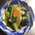 クルタママ's cooksnap of when they made 小松菜と油揚げの煮浸し.