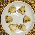 ethnic0229's cooksnap of when they made 塩昆布とコーンのバター焼きおにぎり.