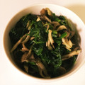 mina4☆'s cooksnap of when they made 舞茸がおいしい☆ほうれん草のお浸し.