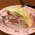 かおり85's cooksnap of when they made レアチーズ風！フルーツミルクレープ！.