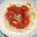 ぽぽきゅ's cooksnap of when they made トマト冷やしうどん.