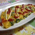 rie-tin's cooksnap of when they made ほうれん草とチーズのオムレツ♪.
