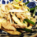 かすがべ's cooksnap of when they made 豚肉とニンニクの芽の美味しい中華炒め.