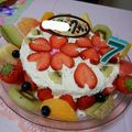 ニャニャコママ's cooksnap of when they made さくら咲くおヒナケーキ.