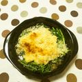 ﾁｲﾁｬﾝﾏﾏ's cooksnap of when they made ❁春菊のグラタン❁.