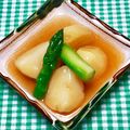 にきけん's cooksnap of when they made じゃがいもとアスパラの煮物❀.