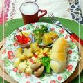 sakuraロゼット's cooksnap of when they made かぼちゃのごまマヨ和え☆.