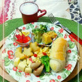 sakuraロゼット's cooksnap of when they made かぼちゃのごまマヨ和え☆.