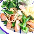 ☆糖質減らしてます☆'s cooksnap of when they made ピーマンとウインナーの醤油炒め.