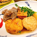 ☆糖質減らしてます☆'s cooksnap of when they made がんもどきと豆苗・蒟蒻の煮物♪.