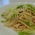イエローバード's cooksnap of when they made 柚子香る♬白菜とベーコンのあんかけパスタ.