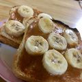 広野のタイタン's cooksnap of when they made ❁バナナきなこトースト❁.