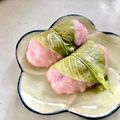 mementy's cooksnap of when they made 子どもと作ろう道明寺粉でさくらもち.