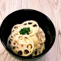 ❊プゥ❊'s cooksnap of when they made 蓮根のマスタードマヨ和え◎お弁当に♪.