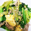 ユーロン's cooksnap of when they made 豚肉と小松菜炒め☆.