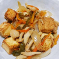 桔梗の芽's cooksnap of when they made 厚揚げ玉ねぎとピーマンニンジン甘酢炒め.