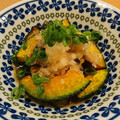 ☆ももとん☆'s cooksnap of when they made ◆糖尿病◆揚げかぼちゃのおろしポン酢かけ.