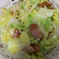クックVDIUNF☆'s cooksnap of when they made 節約！キャベツとウインナーのチーズ炒め.