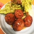ca8ka's cooksnap of when they made ＊ふわっふわ＊肉団子の甘酢あん.