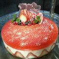 byピーチパイ's cooksnap of when they made ♪フルーチェ･イン･レアチーズケーキ♪.