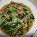 ★さや☆すん★'s cooksnap of when they made 小松菜のニンニクポン酢炒め.