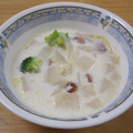 sugihamu's cooksnap of when they made 大根とウインナーとパスタのミルクすーぷ。.