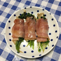＊miyumama＊'s cooksnap of when they made 節約おかず！エノキと豆苗のベーコン巻き♡.