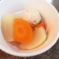 てんちび's cooksnap of when they made 鶏団子とにんじんの早煮物.