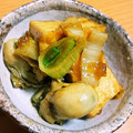 クックM7OALN☆'s cooksnap of when they made 超簡単！牡蠣と厚揚げの中華風カレー丼.