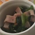 yorimimi's cooksnap of when they made 簡単ほうれん草のベーコンソテー.