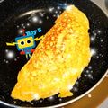 いずぅとゆーま's cooksnap of when they made ライスオムレツ　～卵かけご飯の延長～.